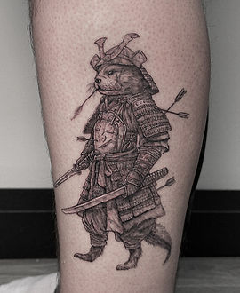 Samurai Fox — Realism tattoo by Inshaan