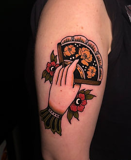 Fortune Teller — Neo-Traditional tattoo by Paolo