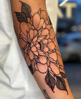 Floral Study — Illustrative tattoo by Kit