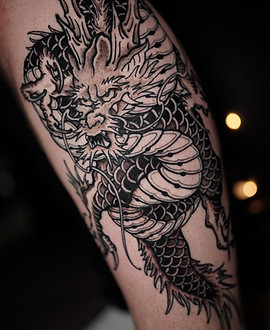 Japanese Dragon — Japanese tattoo by Kit
