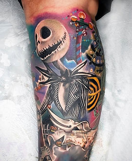 Nightmare Before Christmas — Color tattoo by Jessica